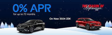 0% APR on 2024 ZDX