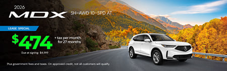 Lease 2026 Acura MDX Base $474