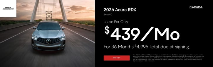 Lease 2026 Acura RDX SH-AWD $439