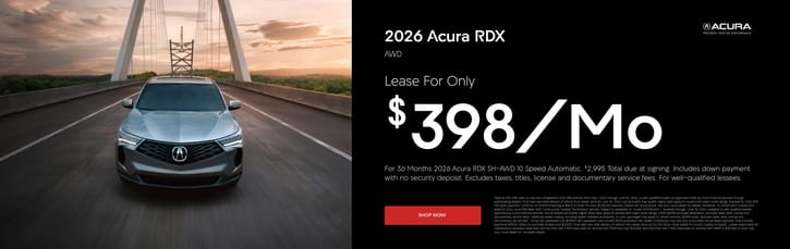 Lease 2026 Acura RDX Base $398