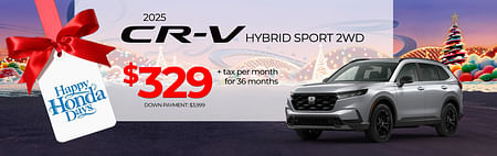 2025 CR-V Hybrid Lease Offer