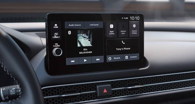 Interior del HR-V 2026: fotografía que muestra una pantalla de 9 pulgadas