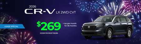 Lease Special 2026 CR-V