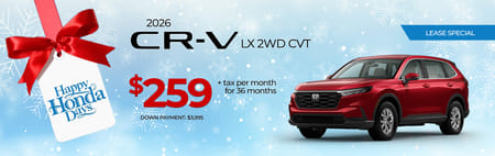Lease Special 2026 CR-V 