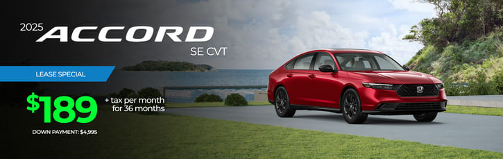 2025 Accord Lease