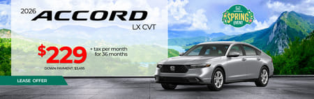 Lease Special 2026 Accord