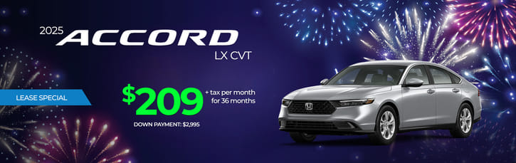 2025 Accord Lease