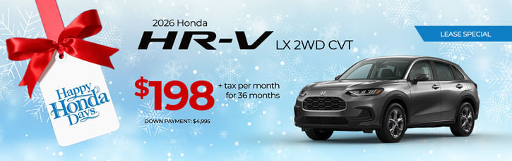 2026 HR-V Lease Offer