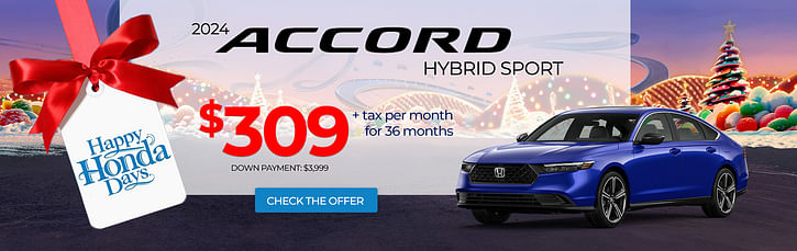 2024 Accord Hybrid Lease