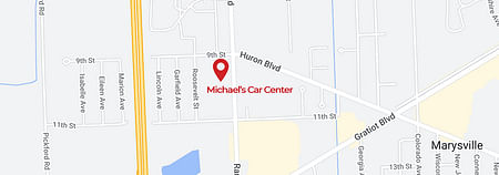 map of Michael's Car Center - Marysville