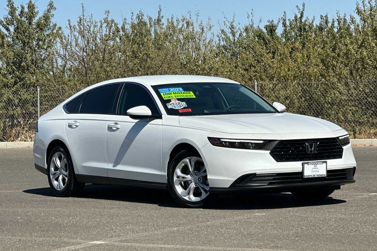 Used 2023 Honda Accord LX with VIN 1HGCY1F28PA016473 for sale in Modesto, CA