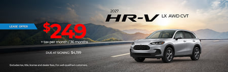 Lease 2027 Honda HR-V LX $249