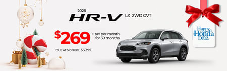 2026 HR-V Lease Special