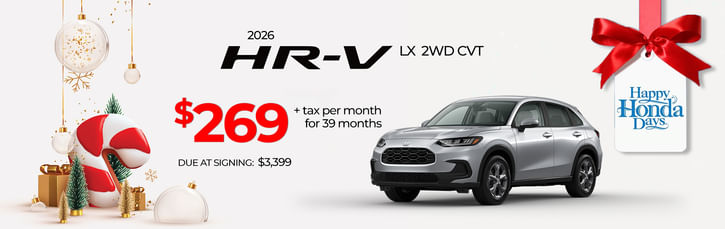 2026 HR-V Lease Special