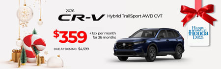 2026 CR-V Hybrid Lease Special