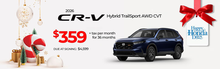 2026 CR-V Hybrid Lease Special