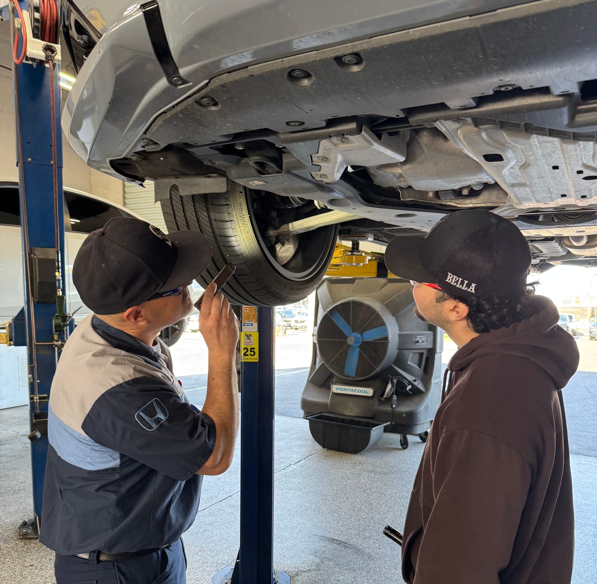 Service Technicians at Work