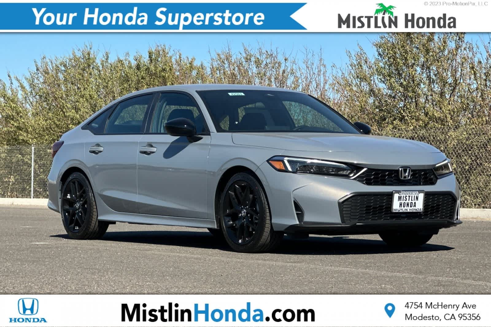 New 2025 Honda Civic Sport For Sale in Modesto, CA | Mistlin Honda