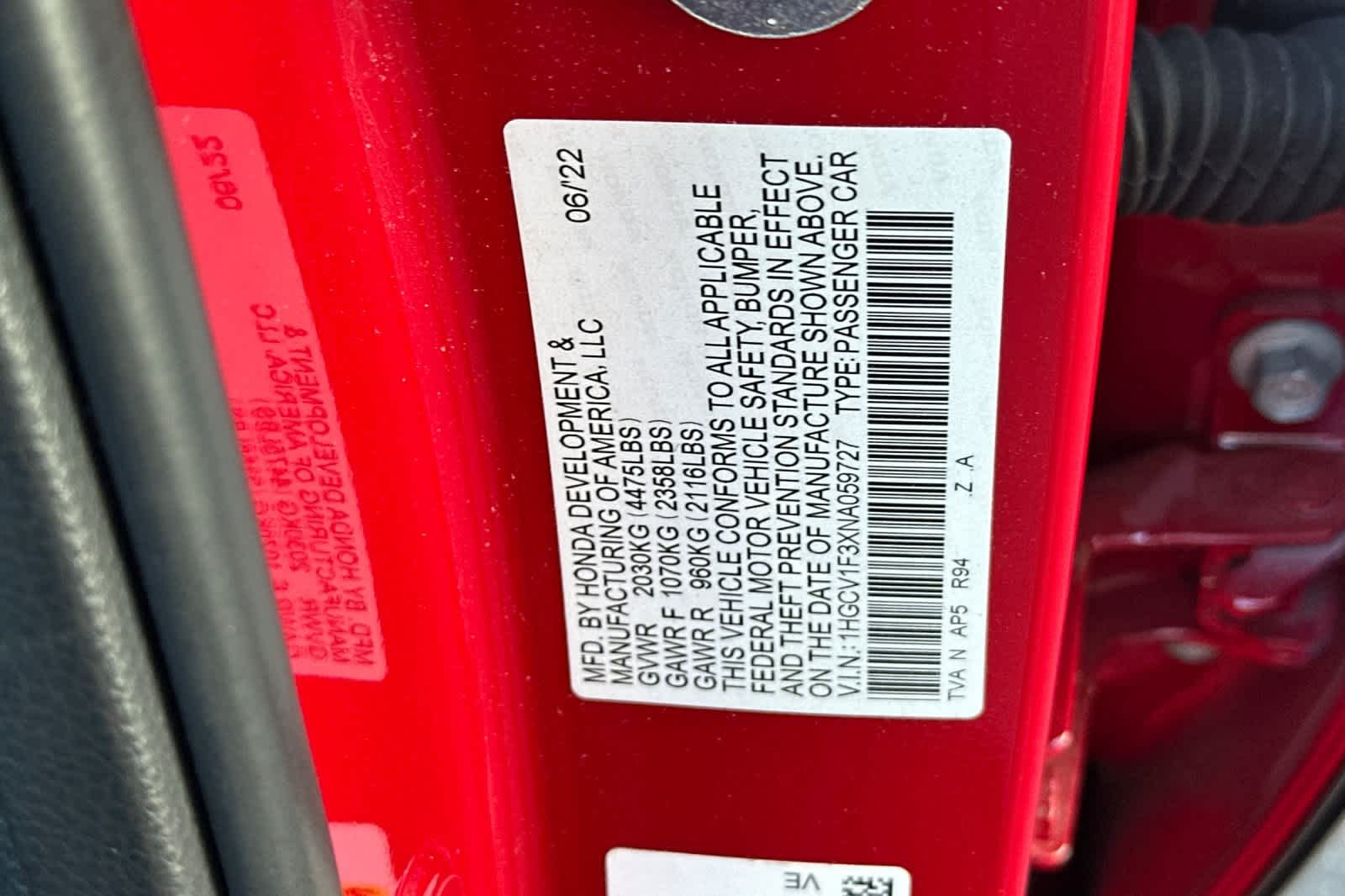 2022 Honda Accord Sport - Photo 32