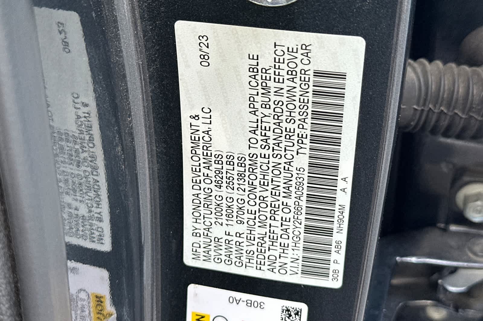 2023 Honda Accord Hybrid EX-L - Photo 33