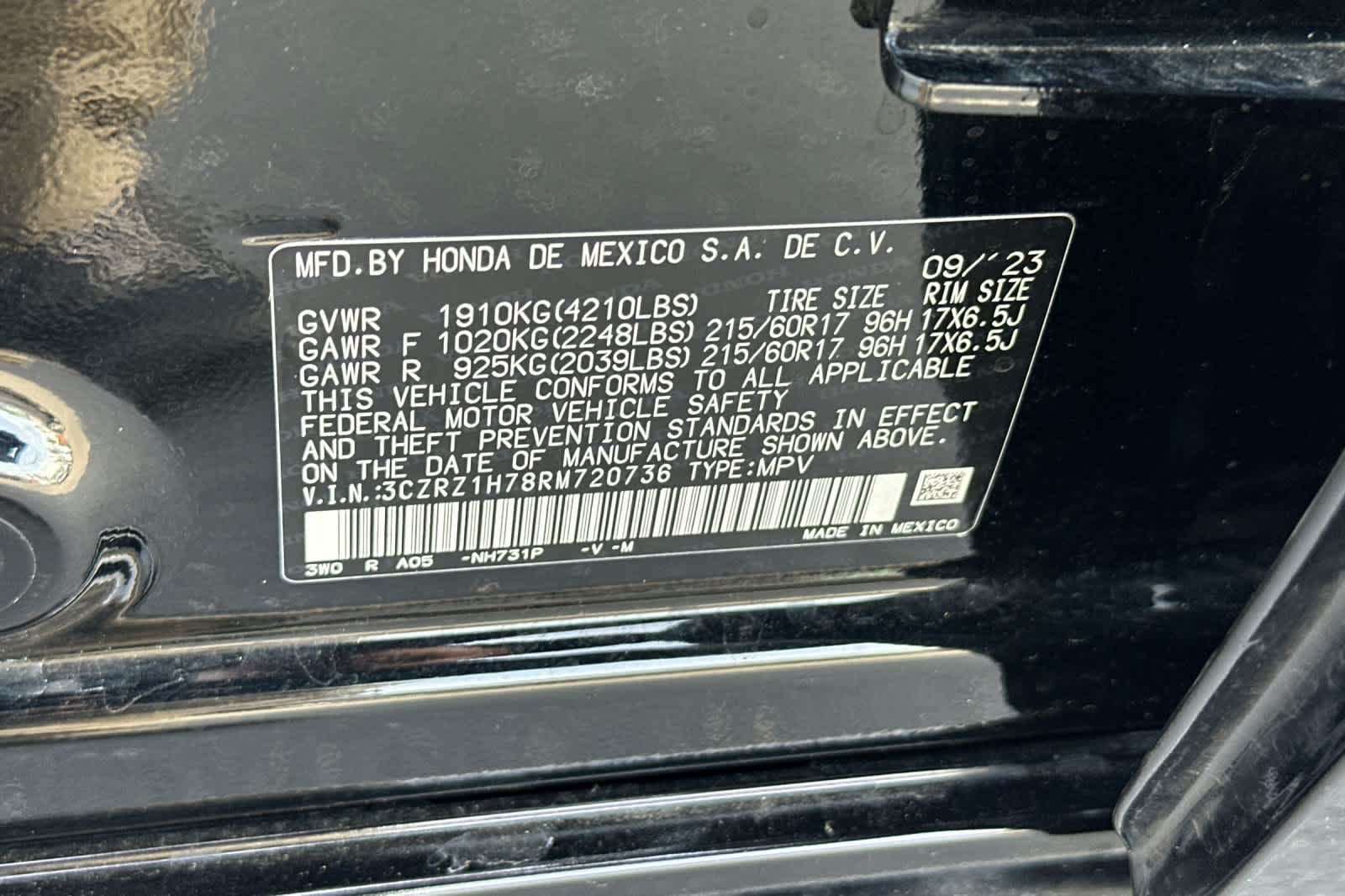 2024 Honda HR-V EX-L - Photo 34