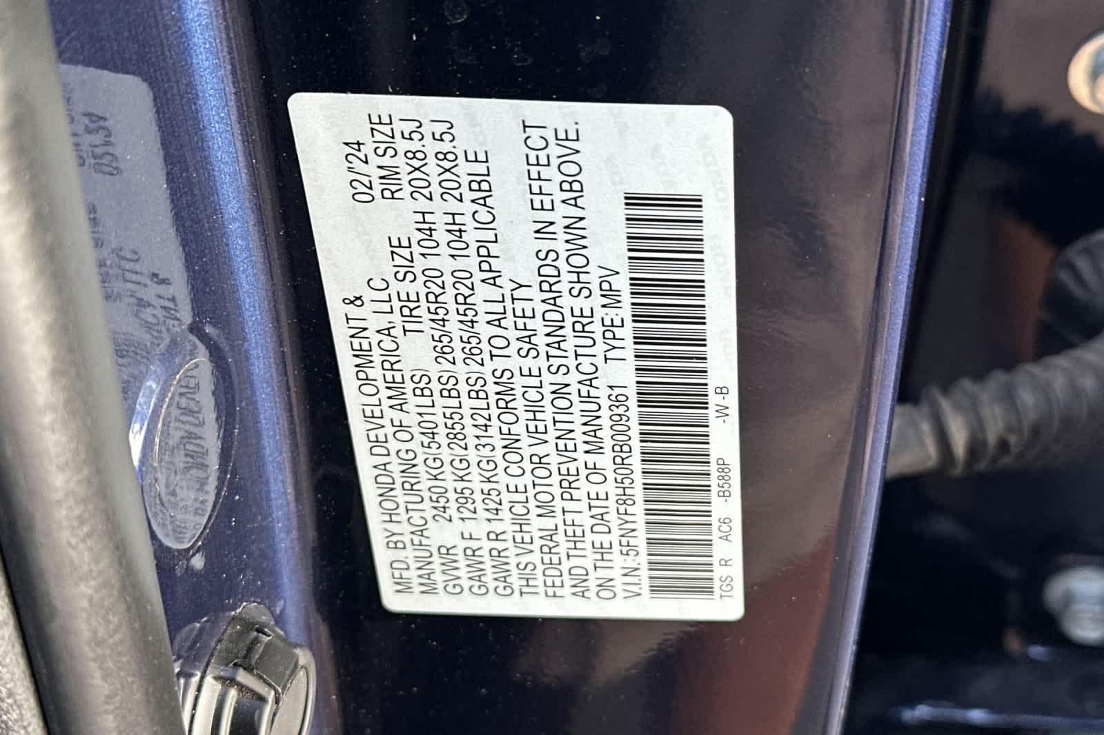 2024 Honda Passport EX-L - Photo 35