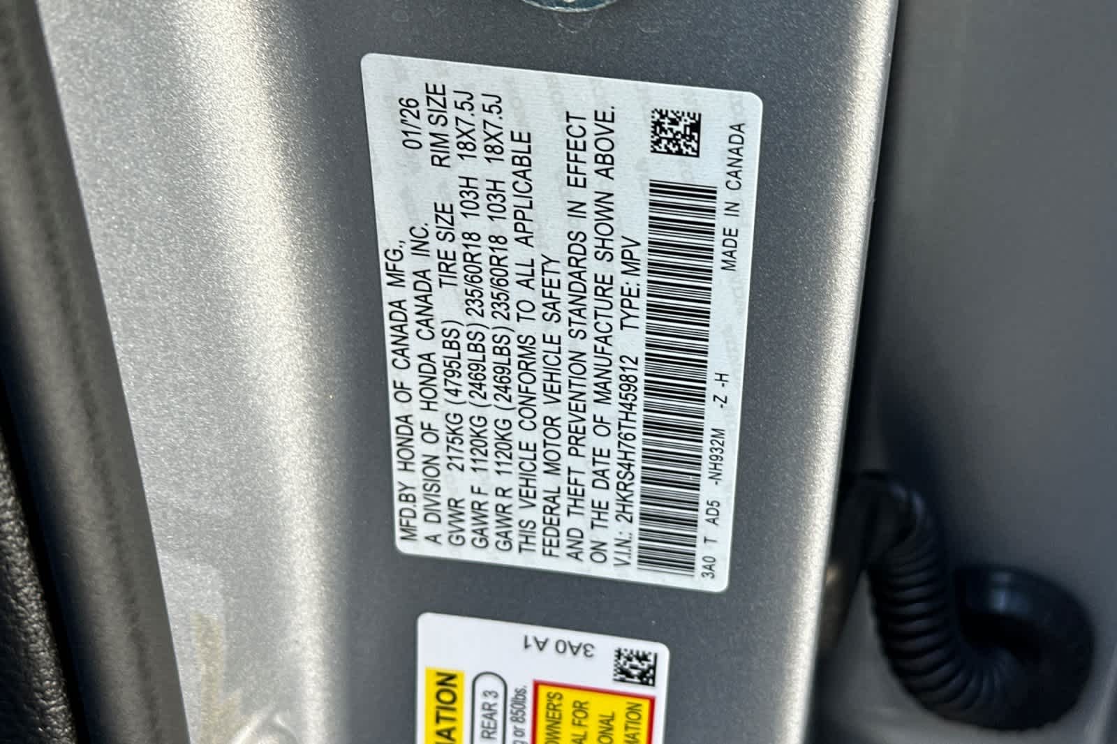2026 Honda CR-V EX-L - Photo 34