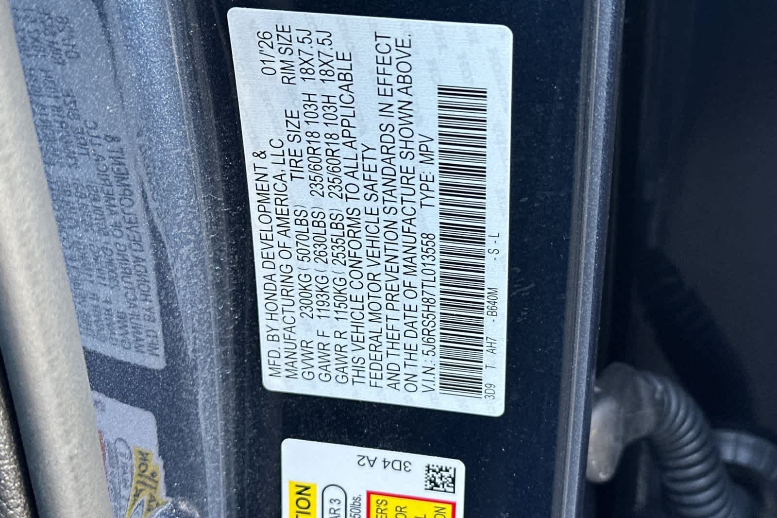 2026 Honda CR-V Sport-L - Photo 34