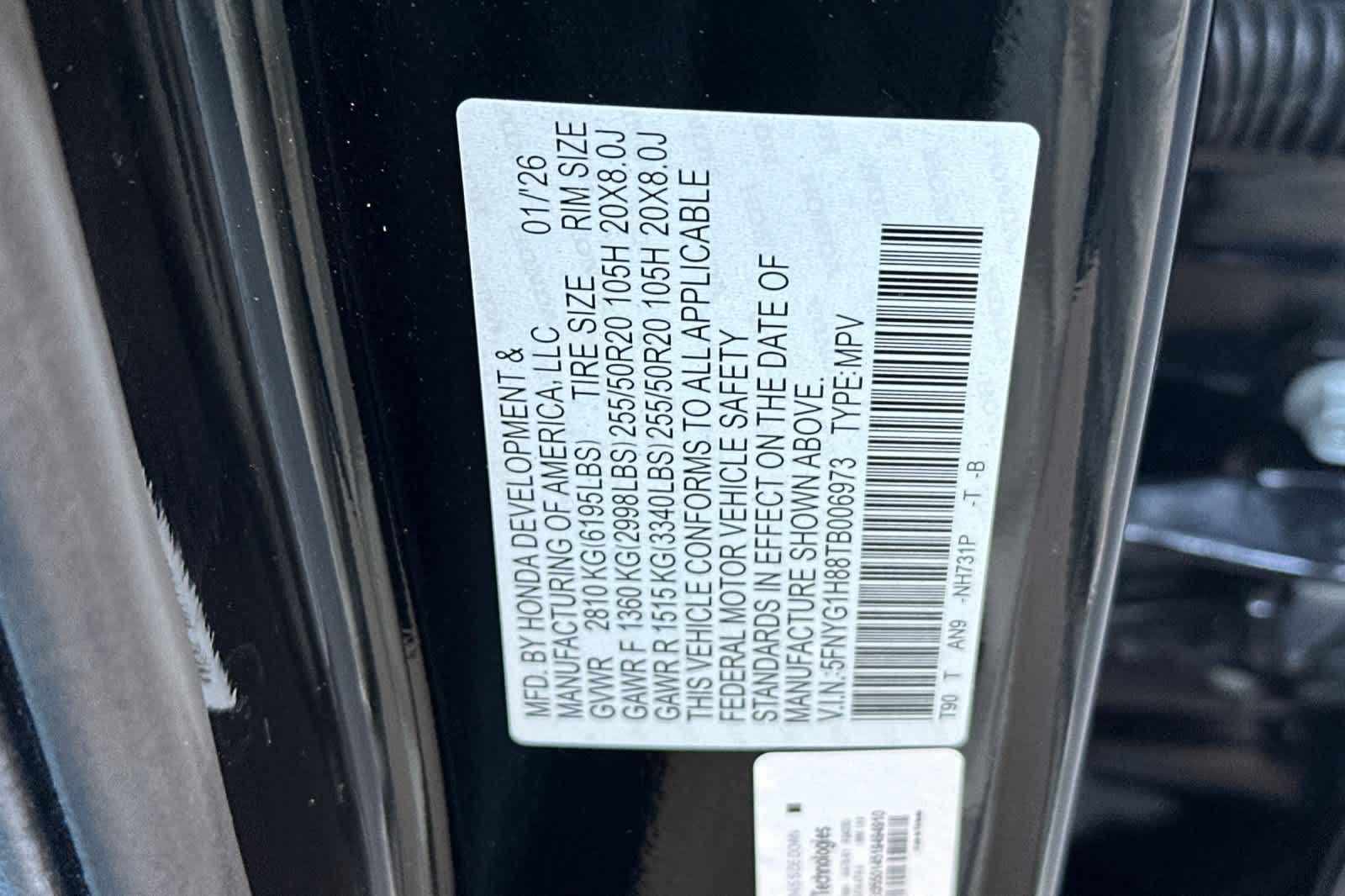 2026 Honda Pilot Elite - Photo 36
