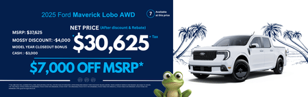 New 2025 Ford Maverick Lobo Purchase Offer