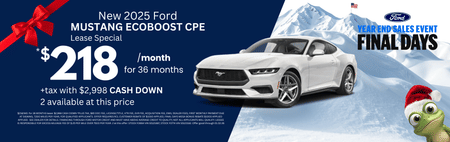 Ford Mustang Ecoboost - Lease Special