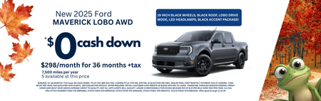 Maverick Lobo $0 Down Lease Special