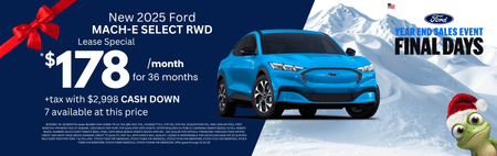 Oferta especial de arrendamiento del Mach-E 2025