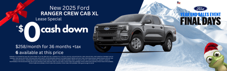 Ford Ranger $0 Down Lease