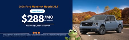 Lease 2026 Ford Maverick XLT $288