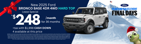 Bronco Lease Special