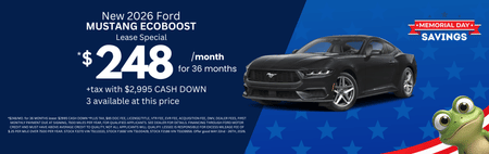 Especial 2026 Ford Mustang Ecoboost $248