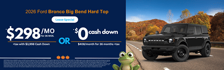  Especial 2026 Ford Bronco Big Bend $298