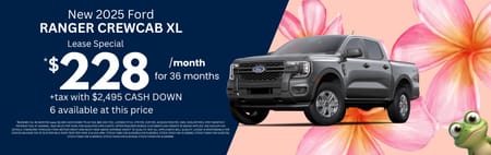  Especial 2025 Ford Ranger XL $228