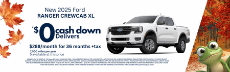 Ford Ranger $0 Down Lease
