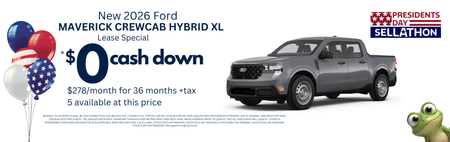 Lease 2026 Ford Maverick XL $278