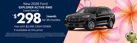  Especial 2026 Ford Explorer Active $298