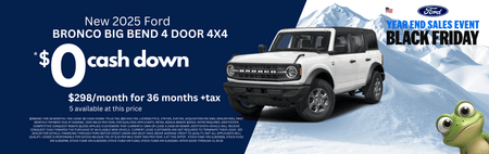 Bronco $0 Down Lease