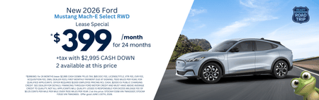 Lease 2026 Ford Mach-E Select $399
