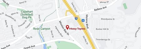 map of Mossy Auto Glass (at Mossy Toyota)