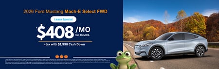 Especial 2026 Ford Mustang Mach-E Select $408