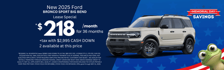 Lease 2025 Ford Bronco Sport Big Bend $218