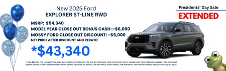 Oferta de compra de 2025 Ford Explorer ST-Line