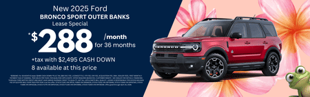  Especial 2026 Ford Bronco Sport Outer Banks $288