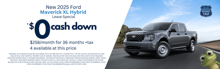 Lease 2025 Ford Maverick Hybrid XL $258